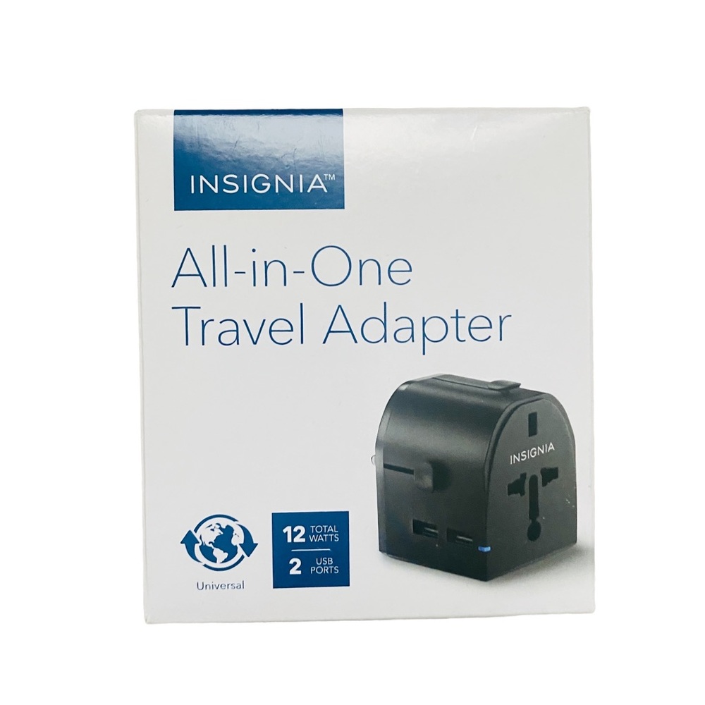NWT Insignia All in One Travel Adapter